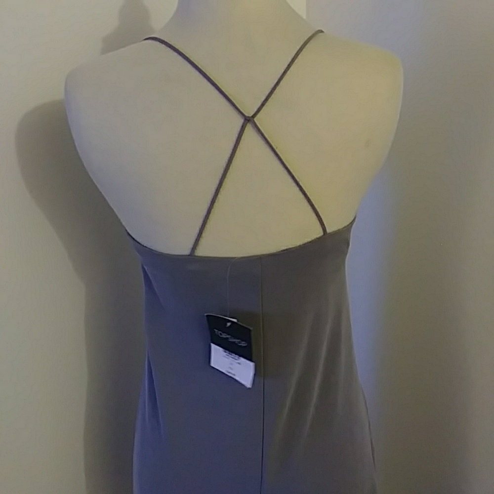 TOPSHOP- NWT grey dress [0348] - Picture 6 of 9